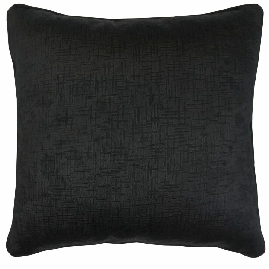 Vogue Black Filled Cushion