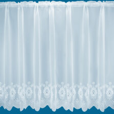 Isabelle White Voile Net Curtain