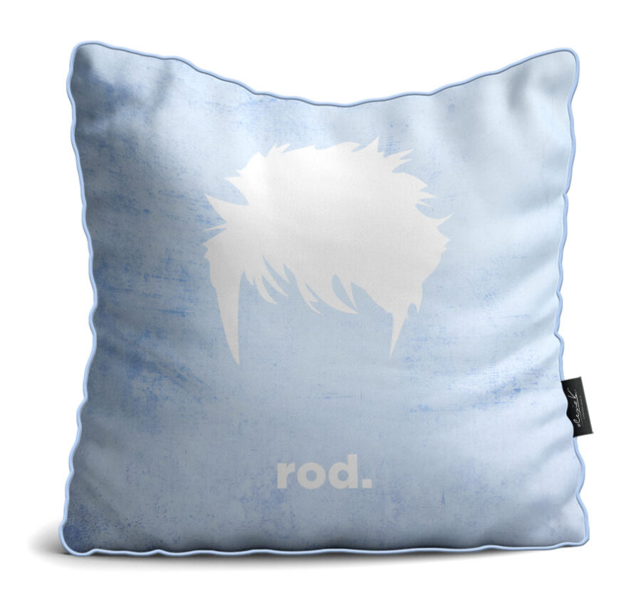 "My Name Is? Rod" 60cm x 60cm Large Piped Cushion Designed by Alexia-K