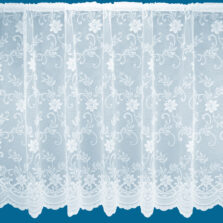 Abigail White Net Curtain