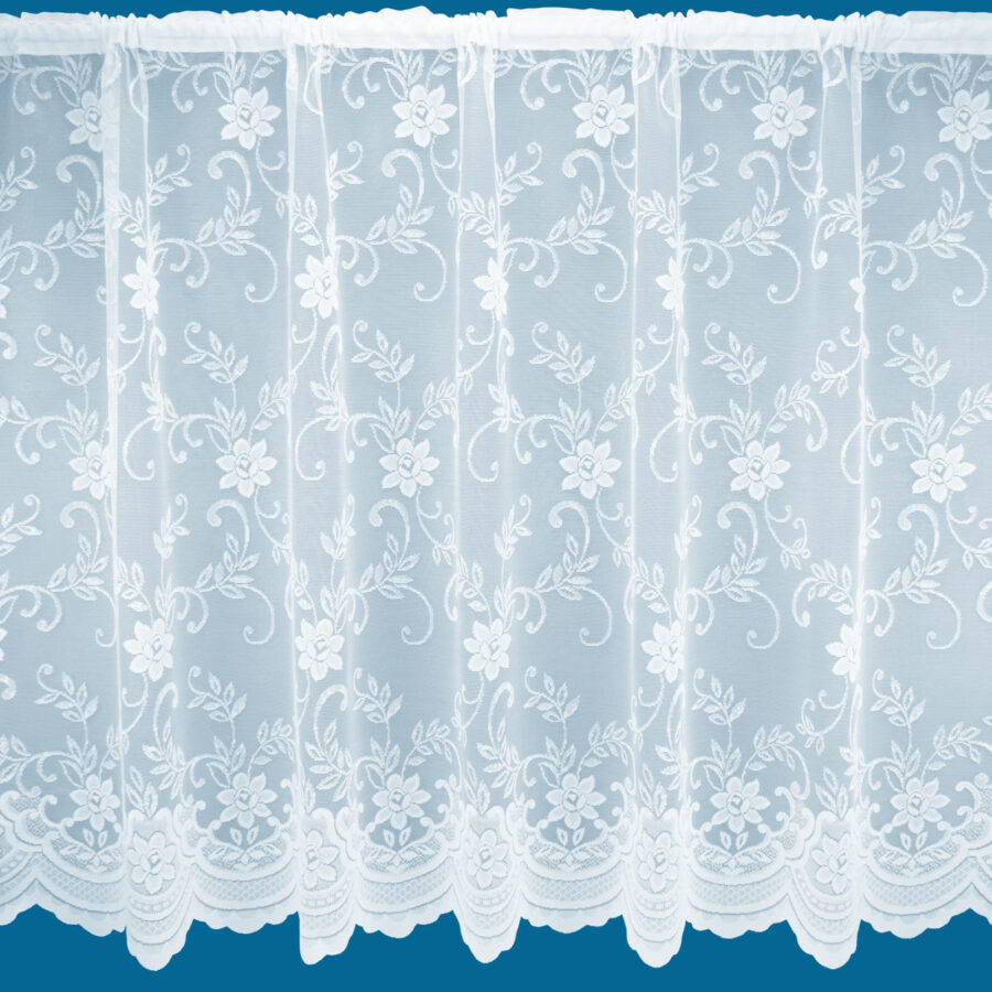 Abigail White Net Curtain