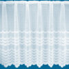 Festoon White Net Curtain