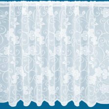 Daisy White Net Curtain
