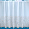 Tara Embroidered Voile Net Curtain Silver Grey - Image 2