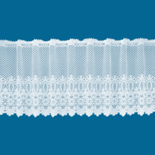 Rio Café Net Curtain White