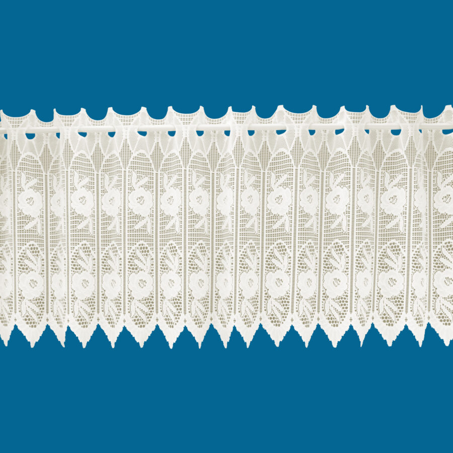 Rose Cream Café Net Curtain
