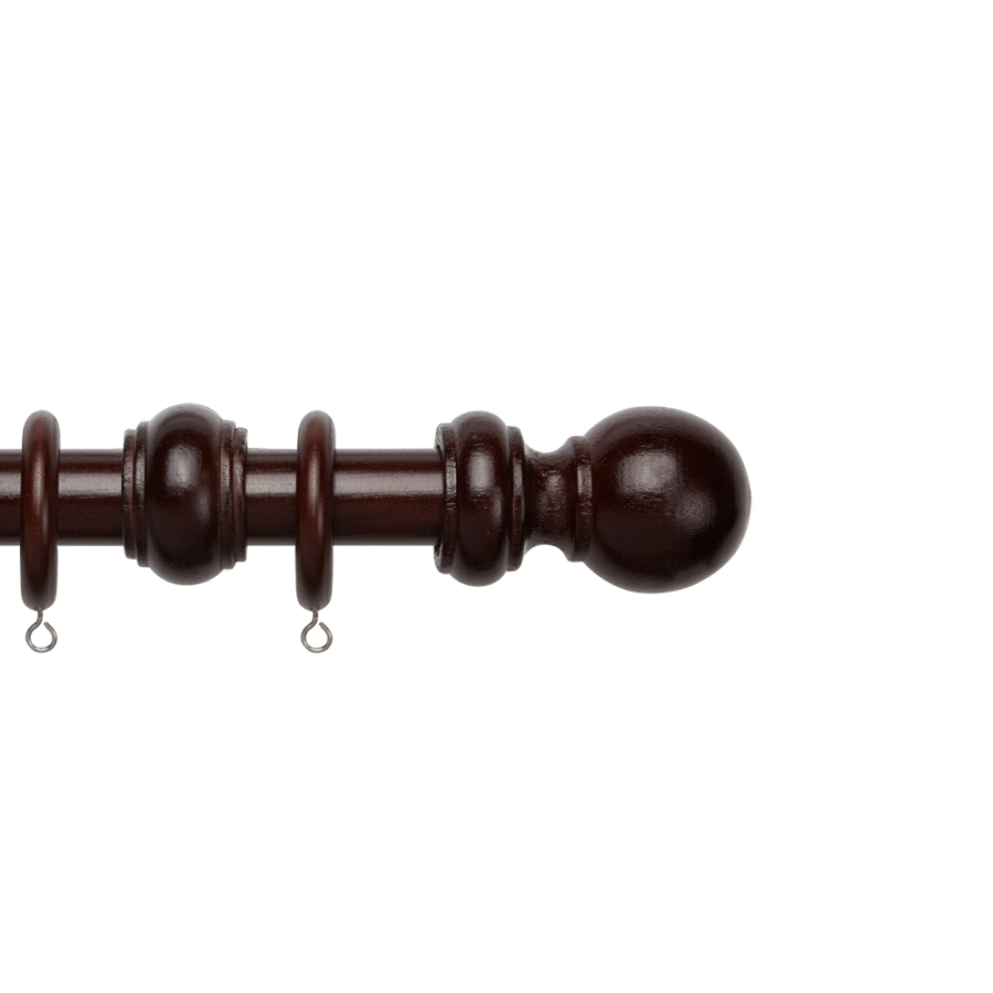 County 240cm (94") Chestnut Wooden Pole