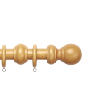 County 120cm (47") Light Ash Wooden Pole