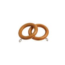 County Antique Pine 28mm Curtain Rings (4 per pack)