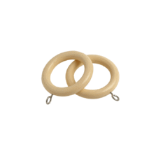County Cream 28mm Curtain Rings (4 per pack)