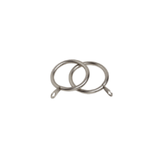 Pristine Satin Silver 28mm Curtain Rings (8 per pack)