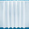 Penang White Plain Voile Net Curtain – Lead-Weighted Hem