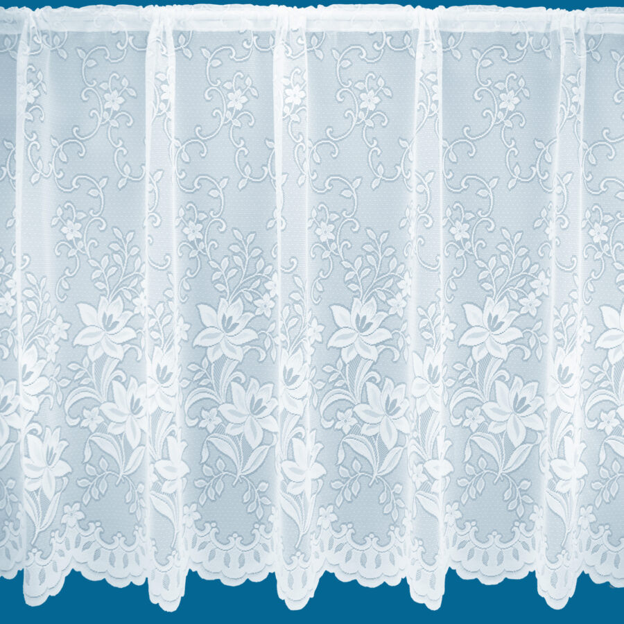 Rosalie White Net Curtain