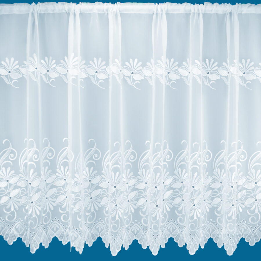 Selena Voile Net Curtain White