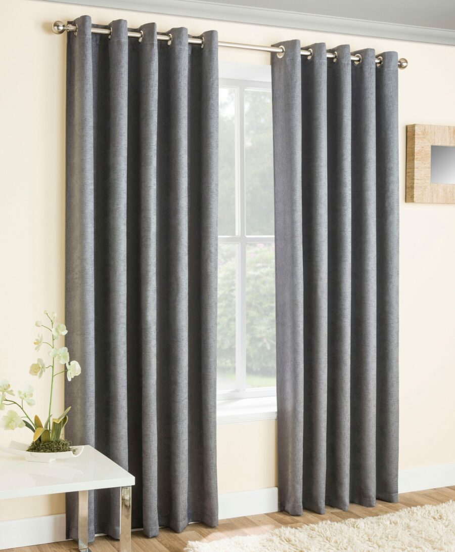 Vogue Grey Ready Made Curtains