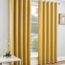 Vogue Ochre Ready Made Curtains
