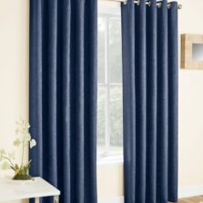 Vogue Navy Ready Made Curtains