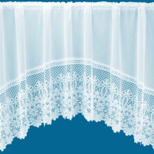 Rio Jardinière Net Curtain White