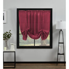 Plain Voile Tie Blind Red
