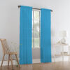 Plain Slot Top Voile Panel Teal - Image 2