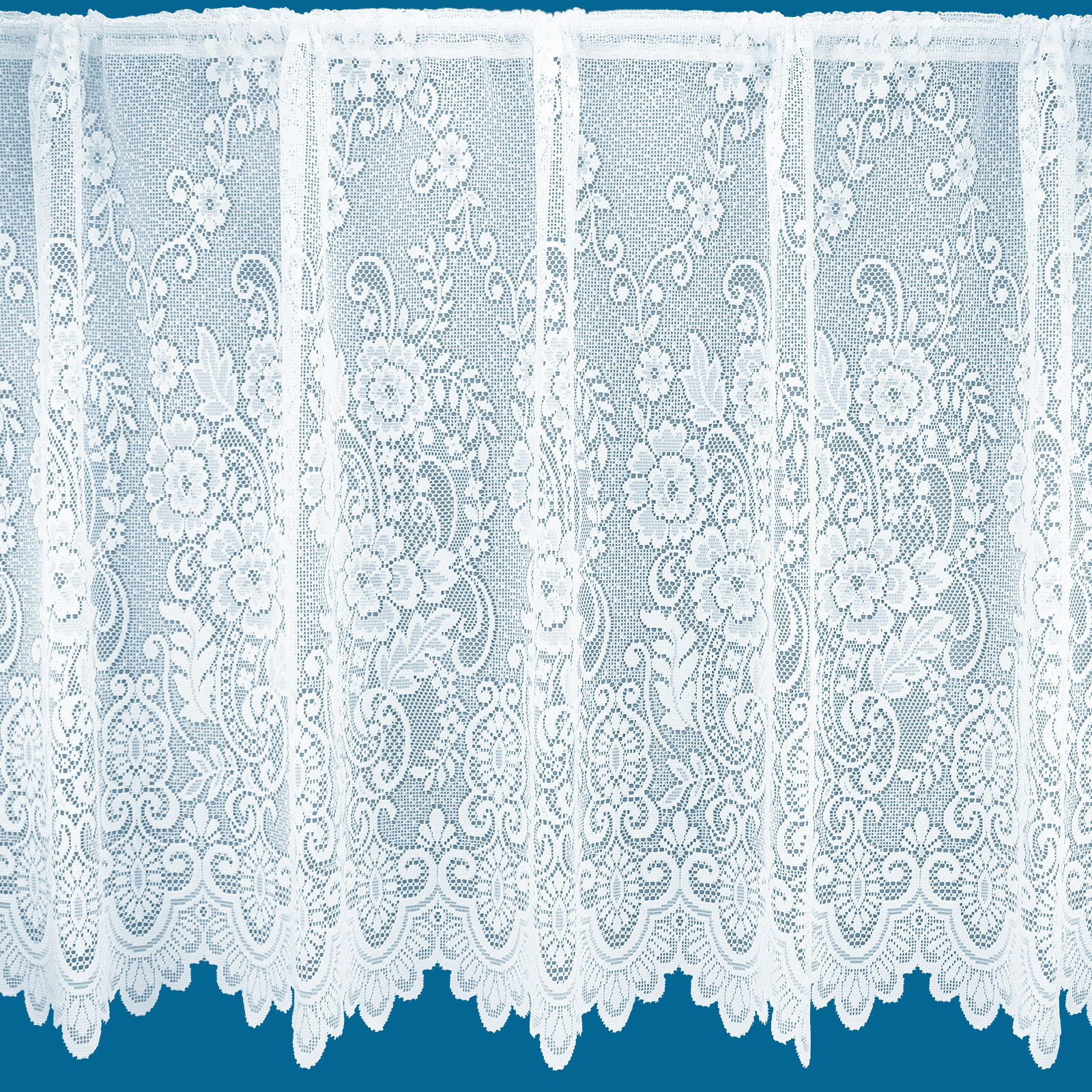 Tuscany Floral Traditional Net Curtain