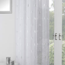 Oak Tree Slot Top Voile Panel White