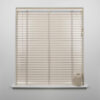 50mm Slat Wood Venetian Blind Cream - Image 2