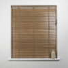 50mm Slat Wood Venetian Blind Oak - Image 2