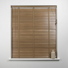 50mm Slat Wood Venetian Blind Oak
