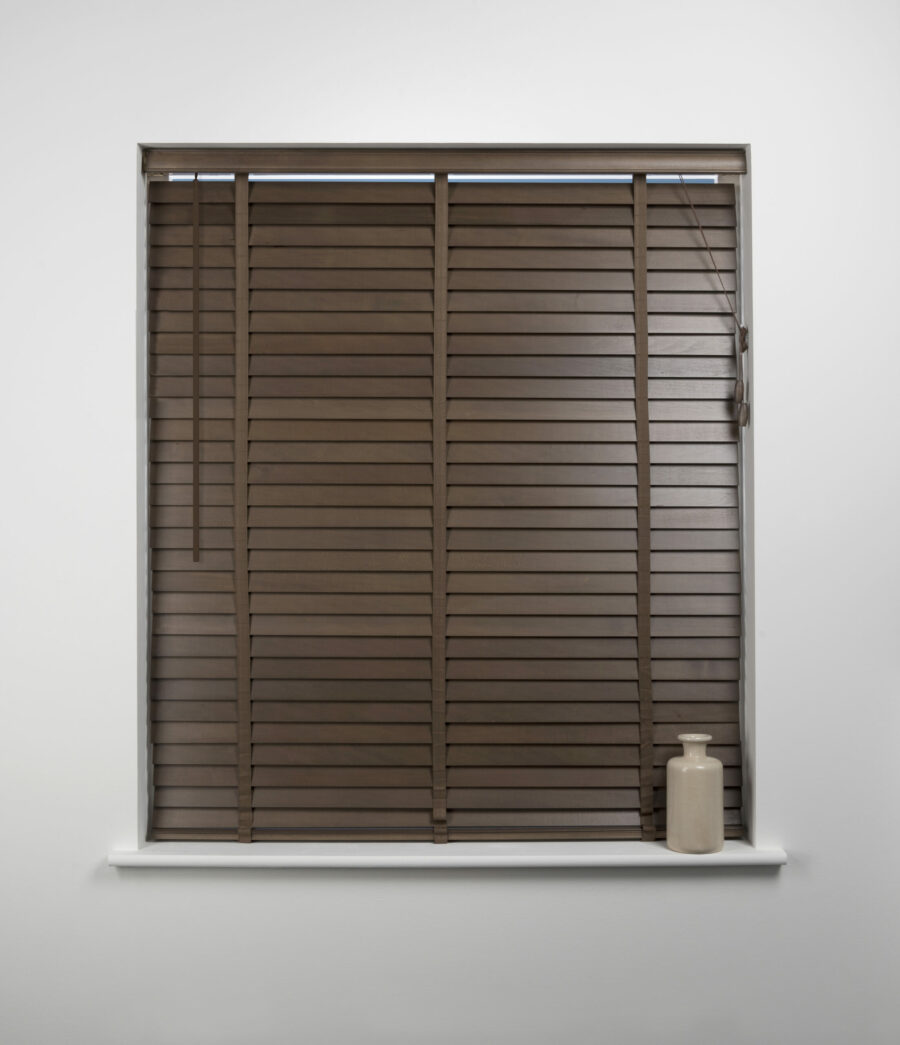 50mm Slat Wood Venetian Blind Walnut