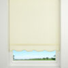 Plain Scalloped Daylight Roller Blind Cream - Image 2
