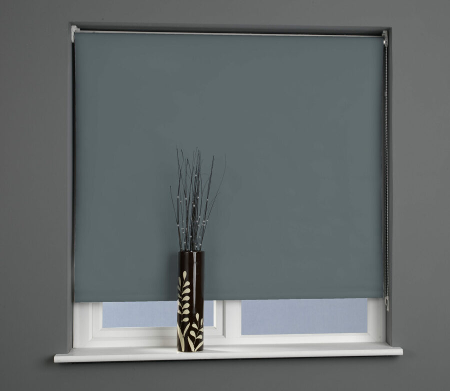 Plain Daylight Roller Blind Charcoal