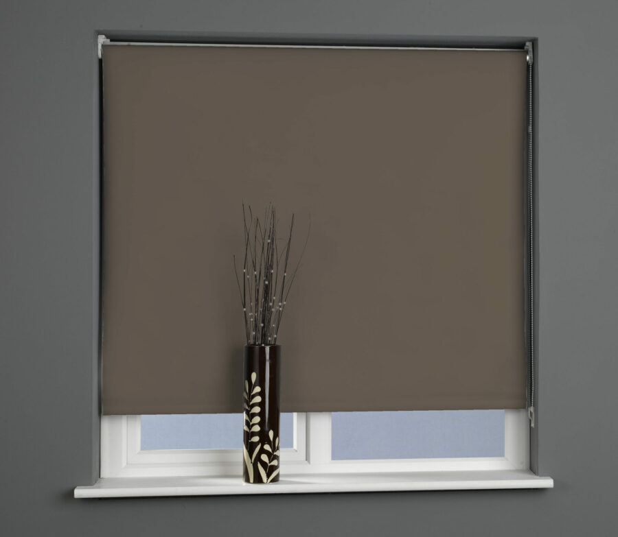 Plain Daylight Roller Blind Chocolate