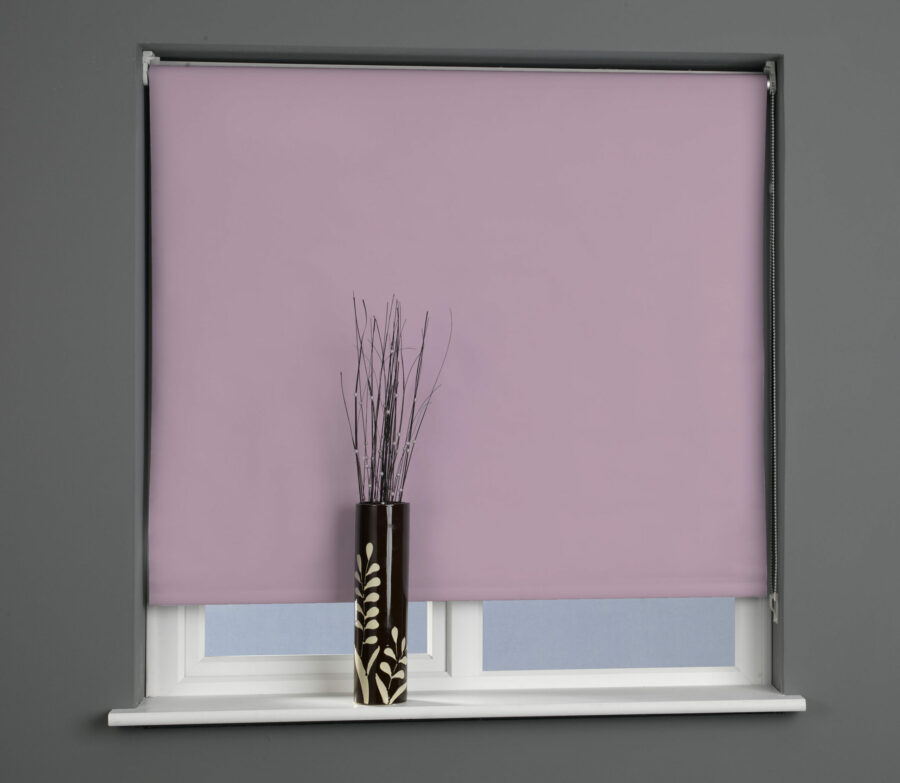 Plain Daylight Roller Blind Dusky Rose