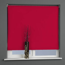 Plain Daylight Roller Blind Postbox Red