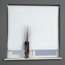 Plain Daylight Roller Blind White