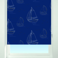 Boats Blackout Roller Blind