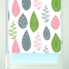 Leaf Blackout Roller Blind Multi
