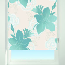 Lily Blackout Roller Blind Teal