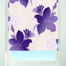 Lily Blackout Roller Blind Purple