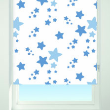 Twinkle Twinkle Blackout Roller Blind Blue