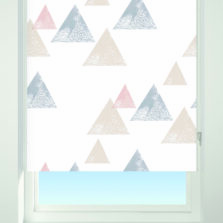 Textured Triangle Blackout Roller Blind