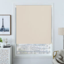 Plain Blackout Roller Blind Almond
