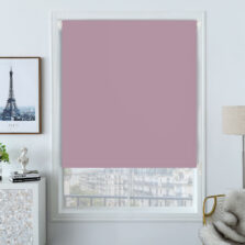Plain Blackout Roller Blind Dusky Rose