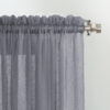 Crushed Slot Top Voile Panel Grey - Image 3