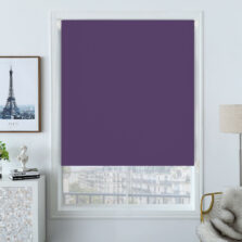 Plain Blackout Roller Blind Grape