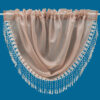 Plain Voile Macrame Lace Swag Latte - Image 2