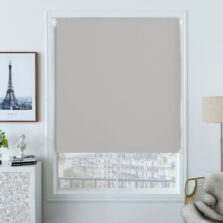 Plain Blackout Roller Blind Mushroom