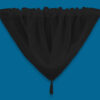 Plain Voile Swag Black - Image 2