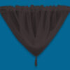 Plain Voile Swag Chocolate - Image 2